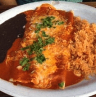 2 Shrimp Enchiladas | El Chupacabra Seattle