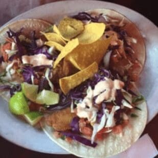 3 Beer Battered Fish Tacos | El Chupacabra Seattle