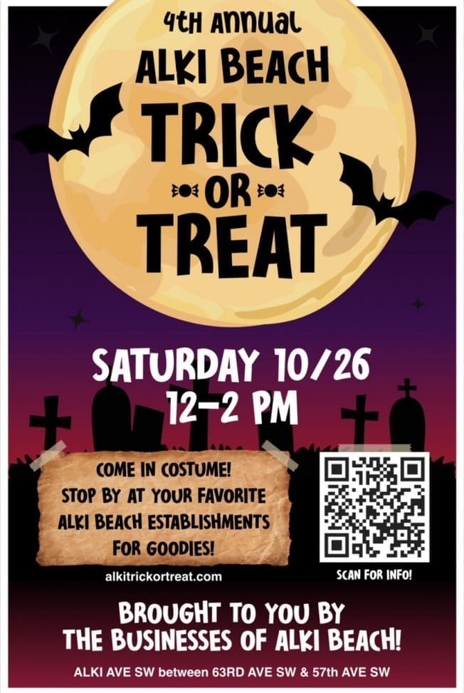 4th Annual Alki Beach Trick or Treat | El Chupacabra Alki | El Chupacabra Seattle